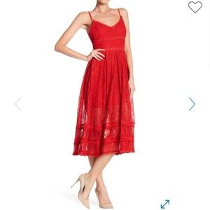 NEW! NSR Sleeveless Lace Midi Dress